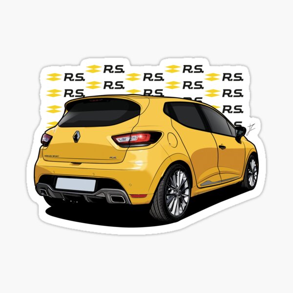 met tijd Spectaculair Gepland Renault Clio RS / Renault Clio MK4 RS - French sports car" Sticker for Sale  by IchigoDesign | Redbubble