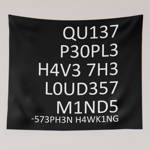 Item preview, Loudest minds... (Stephen Hawking) designed and sold by medulla9324.