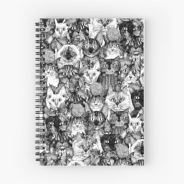 Item preview, CHRISTMAS CATS black white designed and sold by scrummy.