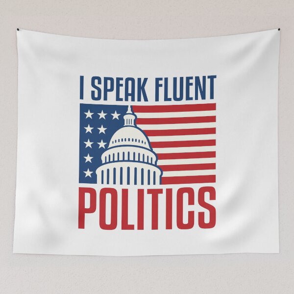 Item preview, I Speak Fluent Politics designed and sold by jaygo.