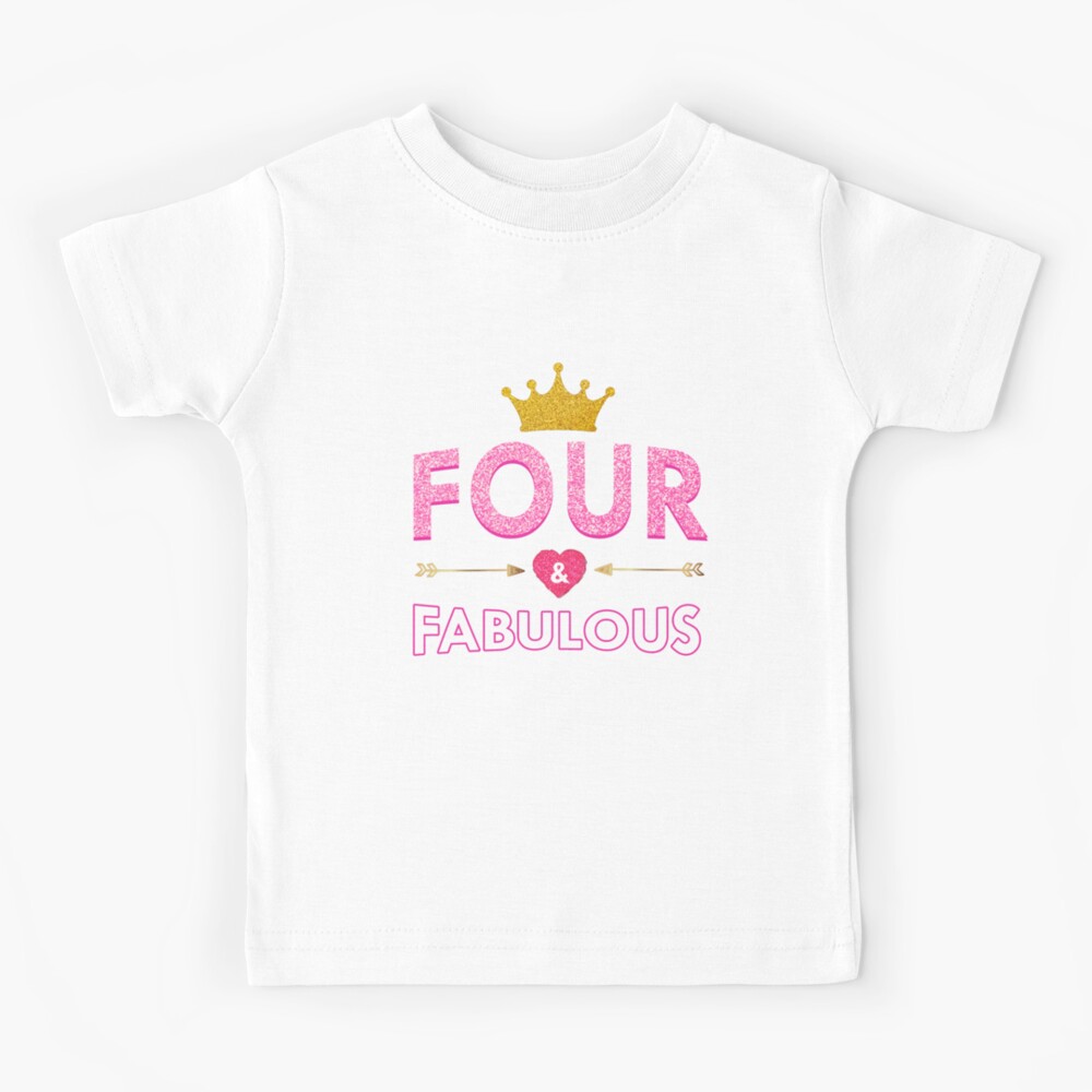 princess 4th birthday clothing