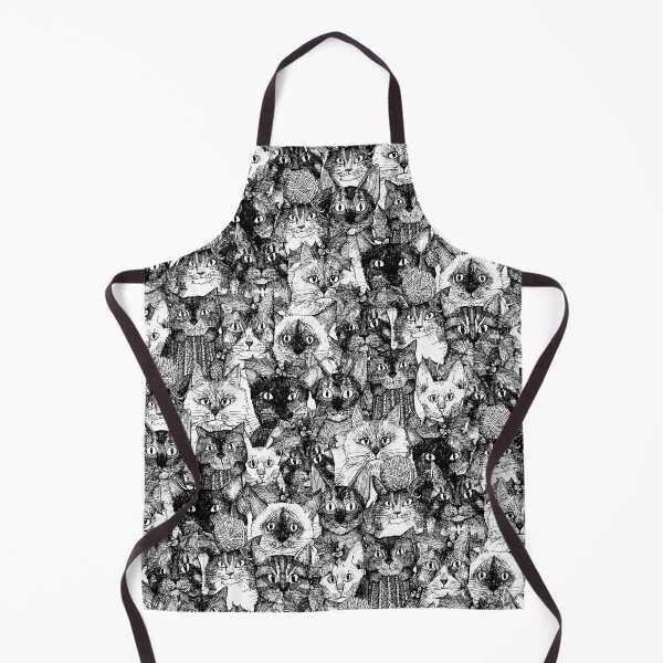 Item preview, CHRISTMAS CATS black white designed and sold by scrummy.