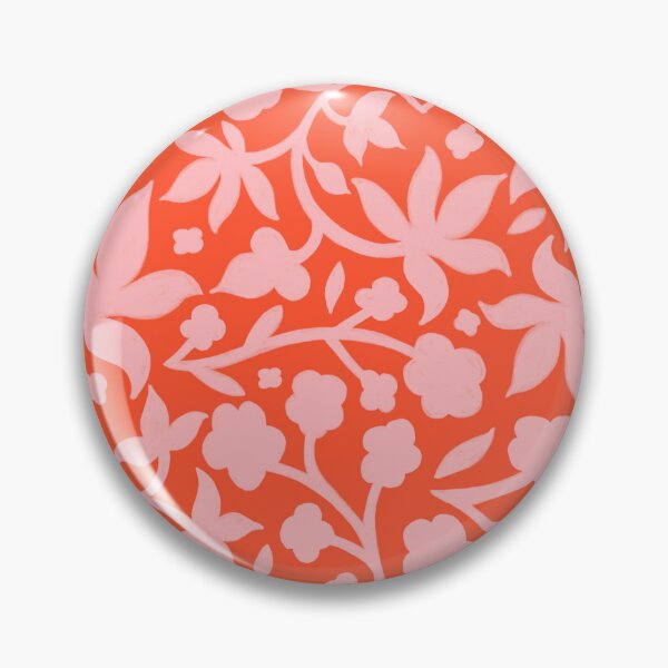 Item preview, Orange and peach summer floral designed and sold by Ali-P222.