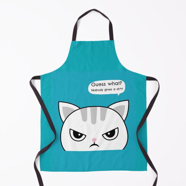 Item preview, Guess What? Nobody Gives A Sh*t! Angry Grumpy Cat designed and sold by InsultTees.