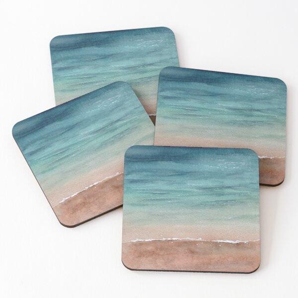 Item preview, Calm Ocean Watercolour Painting designed and sold by Pattokarts.
