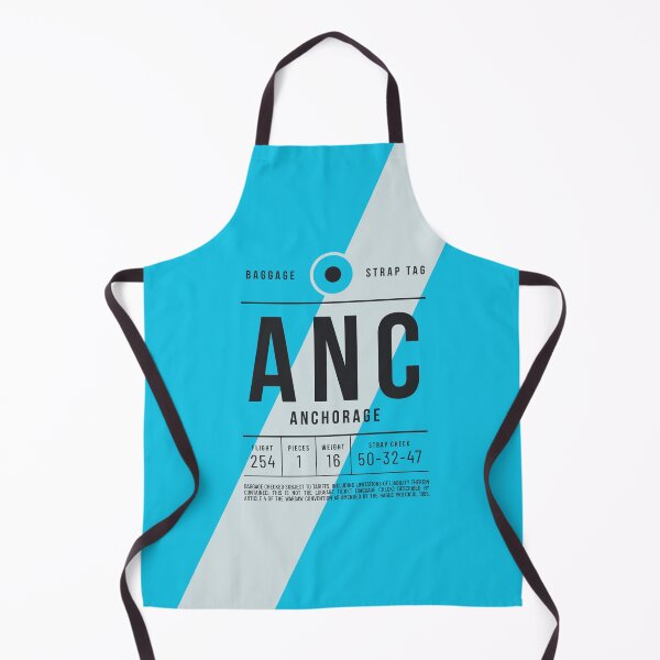 Item preview, Luggage Tag E - ANC Anchorage Alaska USA designed and sold by VoodooCircus.