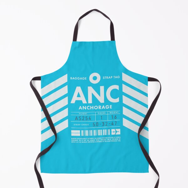Item preview, Luggage Tag D - ANC Anchorage Alaska USA designed and sold by VoodooCircus.