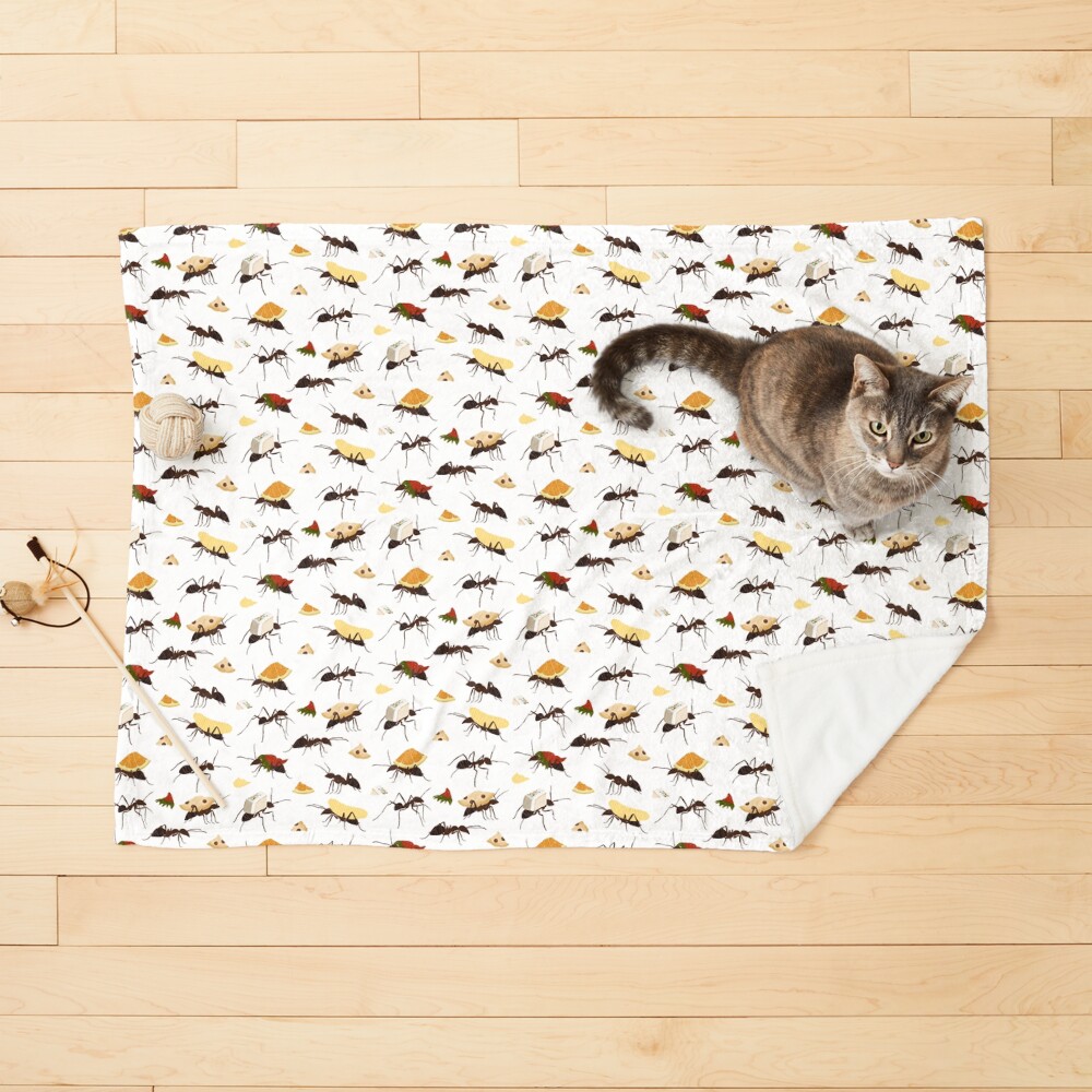 Vista previa del artículo con la obra «Manta para mascotas», diseñado y vendido por amymh.