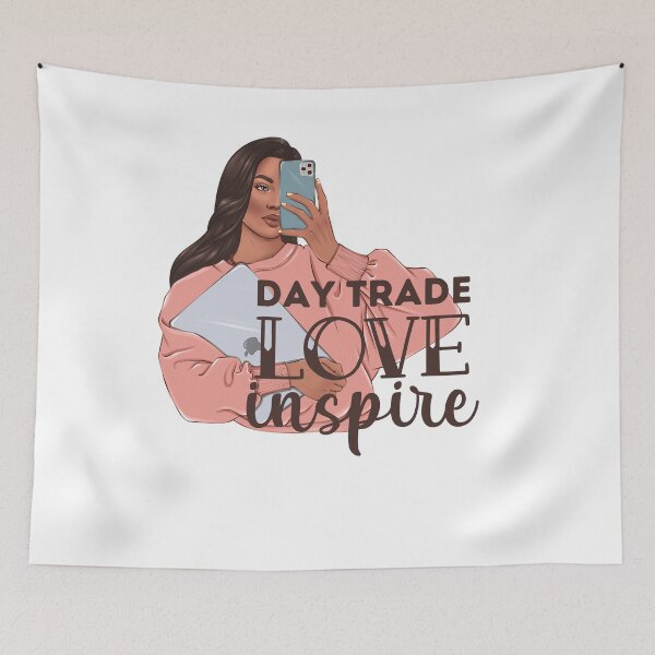 Item preview, Gift for Day trader, Present for Traders, options traders, forex, crypto mug and day traders, Stock market gift, Female trader, Woman day trader, Love Inspire, Day Trade designed and sold by TradingTeesKids.