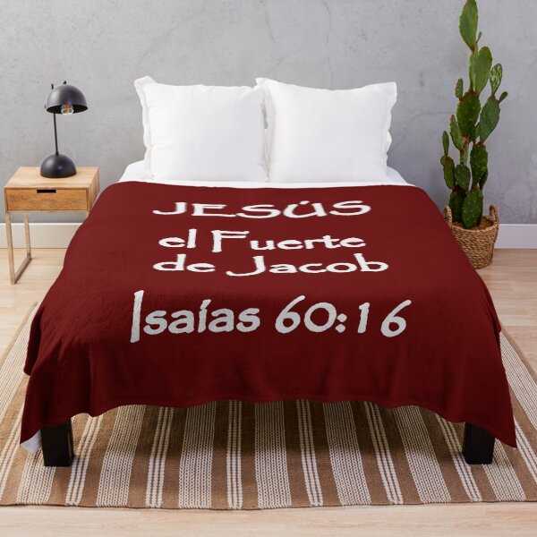 Item preview, Isaiah 60:16 Jesus Mighty One of Jacob Spanish Bible Verse designed and sold by NombresDeJesus.