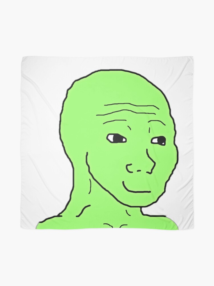 Yes Chad Meme Wojak Scarf for Sale by IconicalHawk