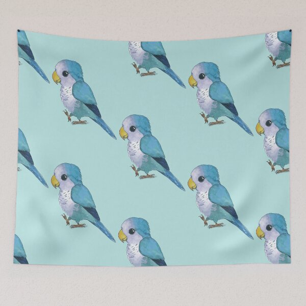 Item preview, Very cute blue parrot designed and sold by Bwiselizzy.