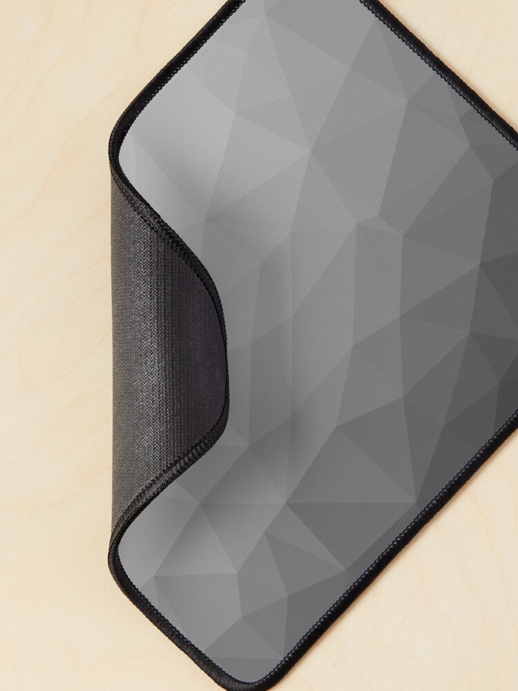 Alternate view of Gray Gradient Geometric Mesh Pattern Mouse Pad