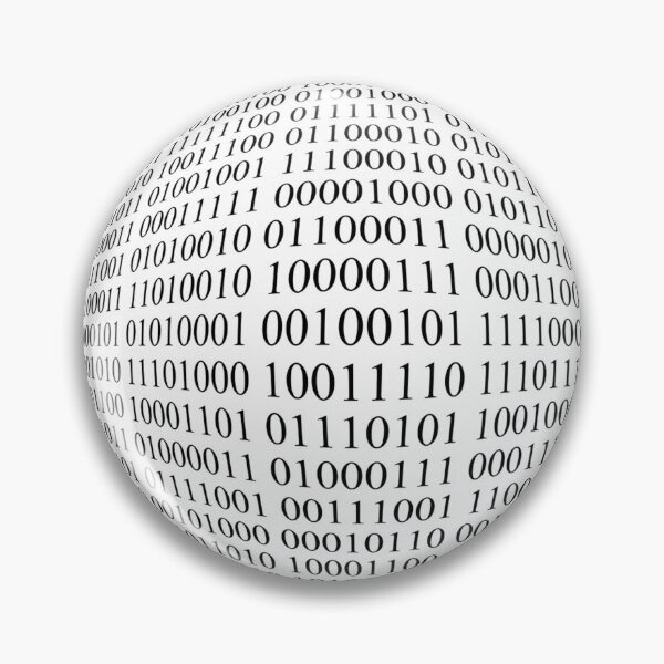 Item preview, Binary numbers designed and sold by Zip-Zup.