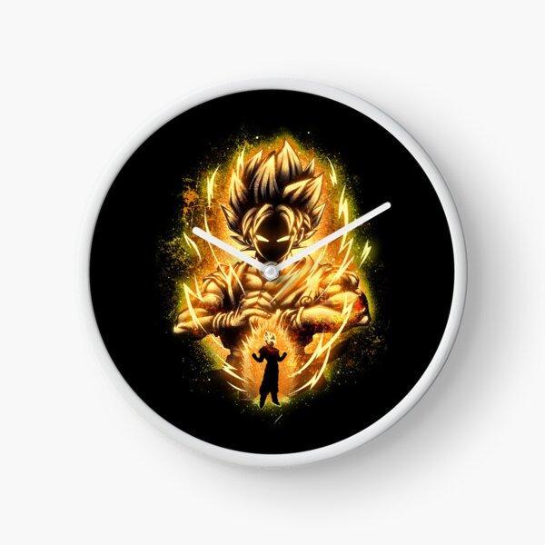 Golden Saiyan Kaioken Clock