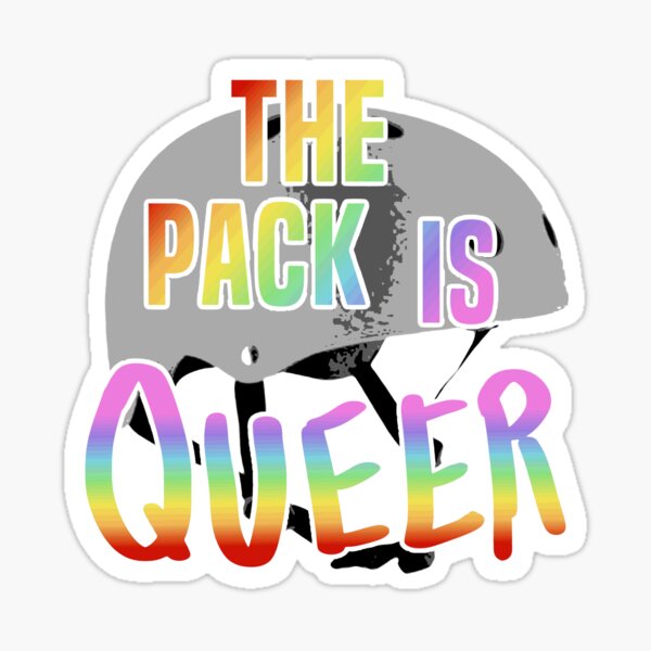 Item preview, The Pack is Queer - LGBTQIA Roller Derby designed and sold by pixiegutsGB.