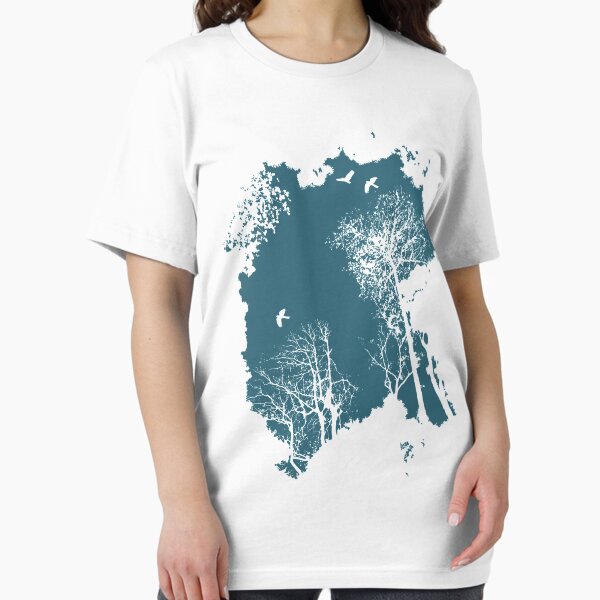 Vista previa del artículo con la obra «En la opción Bosque - azul», diseñado y vendido por Rahima.