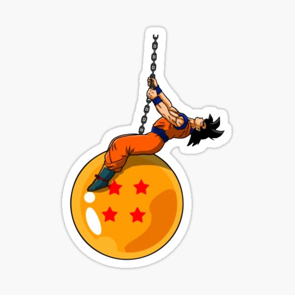 Dragon Ball Détruisant Drôle Sticker