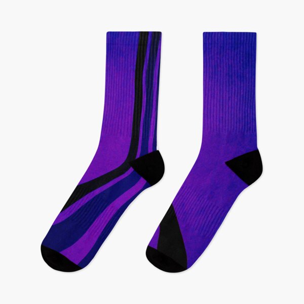 Item preview, ROAD UP Purple and Blue Striped Art designed and sold by mwagie.