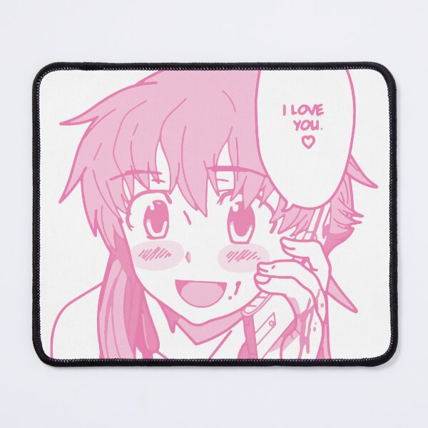 Item preview, Yuno Gasai I Love You Anime Peeker Future Diary designed and sold by OtakuBoiz.