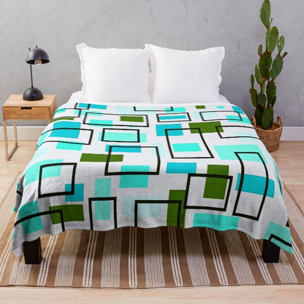 Item preview, Retro Inspired Geometric Print designed and sold by TotallyRetroArt.