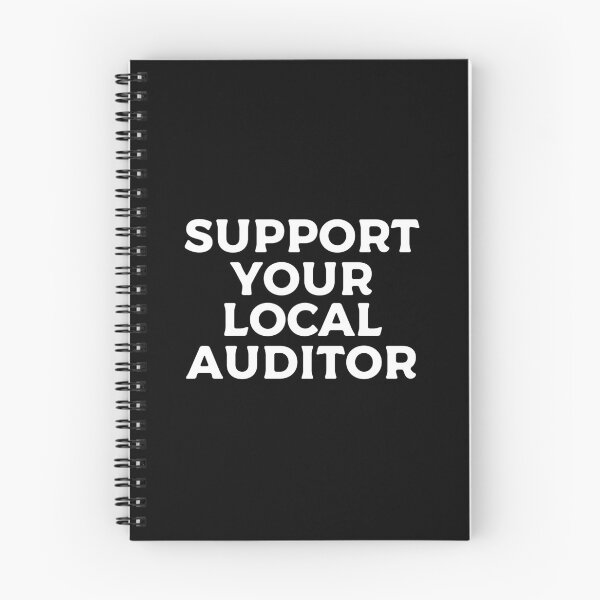 Item preview, Support Your Local Auditor designed and sold by teesaurus.