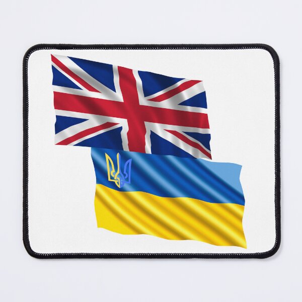 Item preview, Flag United Kingdom, Flag Ukraine, Support Ukraine designed and sold by PrintGood.