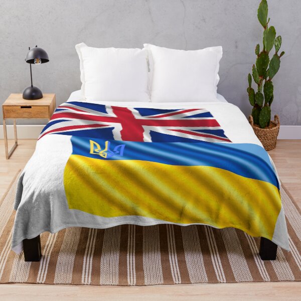 Item preview, Flag United Kingdom, Flag Ukraine, Support Ukraine designed and sold by PrintGood.