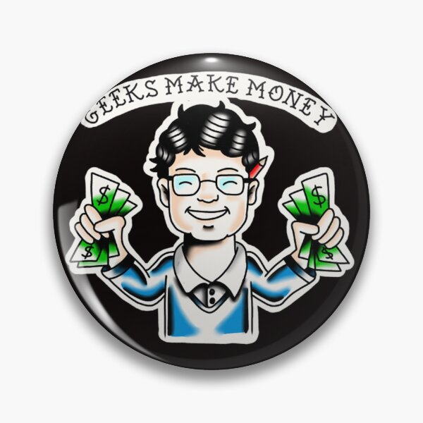 Item preview, geek make money designed and sold by rafaelwolf.