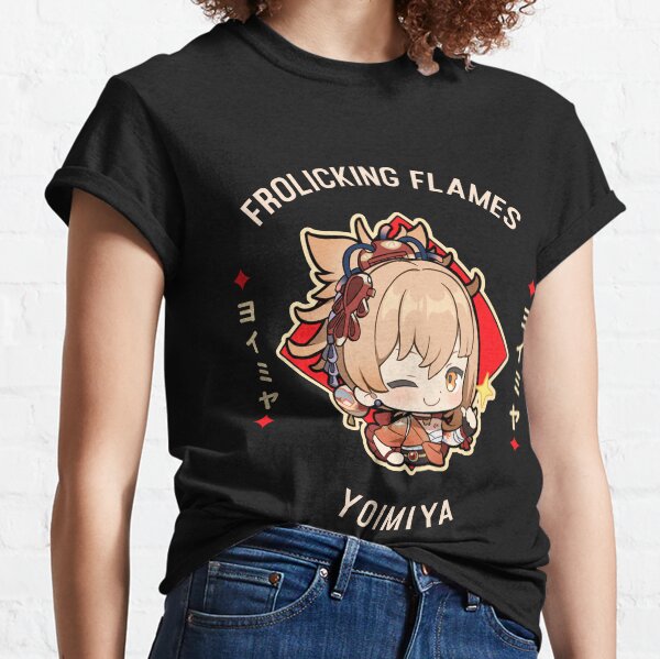 Yoimiya Frolicking Flames - Genshin Impact Chibi Classic T-Shirt