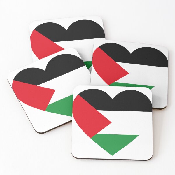 Item preview, Palestine Flag Love Heart designed and sold by MagiqueStickers ⭐⭐⭐⭐⭐.