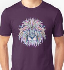 lion löwe king mandala zeichnung muster india yoga meditation beruhigung verspielt Slim Fit T-Shirt