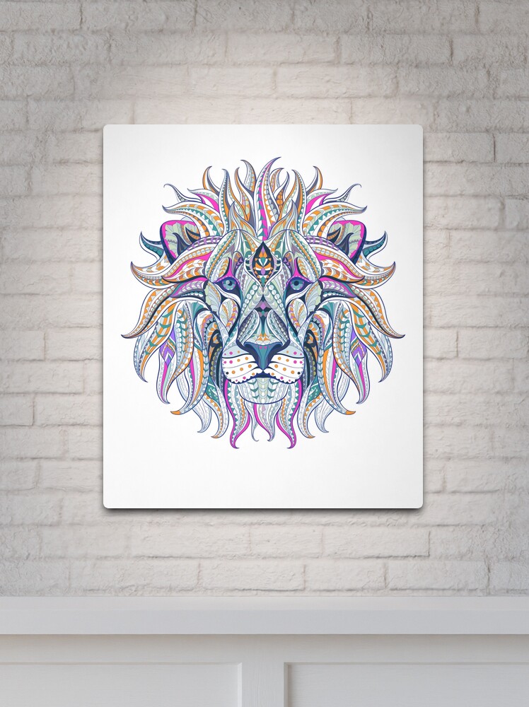 lion lion king mandala drawing pattern india yoga meditation calm