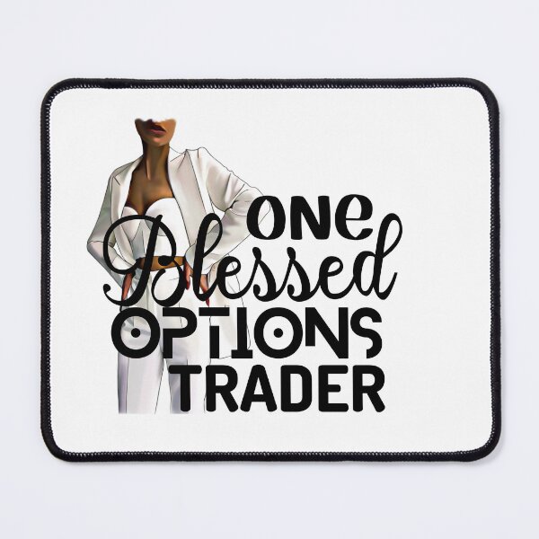 Item preview, Gift for Day trader, Present for Traders, options traders, forex, crypto mug and day traders, Stock market gift, Female trader, Woman  trader, One blessed Options Trader designed and sold by TradingTeesKids.