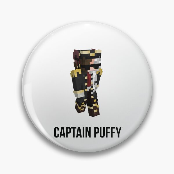 Item preview, captain puffy minecraft  designed and sold by bestizeyy.