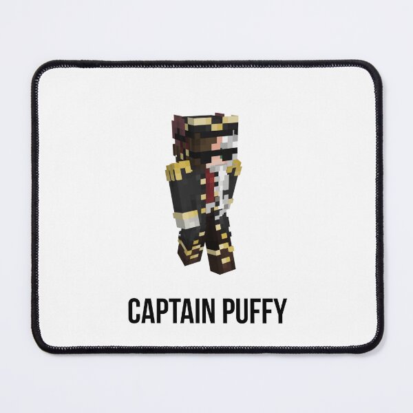 Item preview, captain puffy minecraft  designed and sold by bestizeyy.