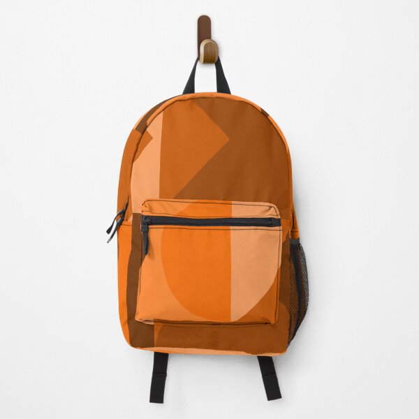 Item preview, Retro Geometric Shapes Pattern in Burnt Orange and Terracotta designed and sold by JuneJournal.