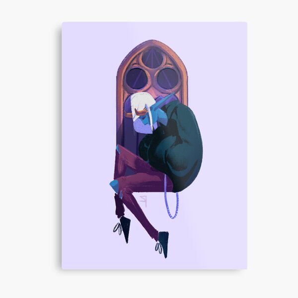Hiding Metal Print