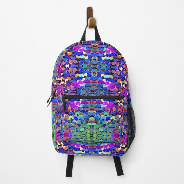 Item preview, Colorful mosaic pattern. Abstract sequin ornament designed and sold by siwabudda.