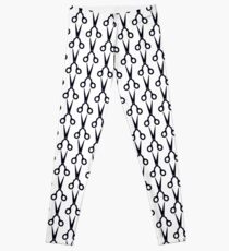 Black Scissors Leggings