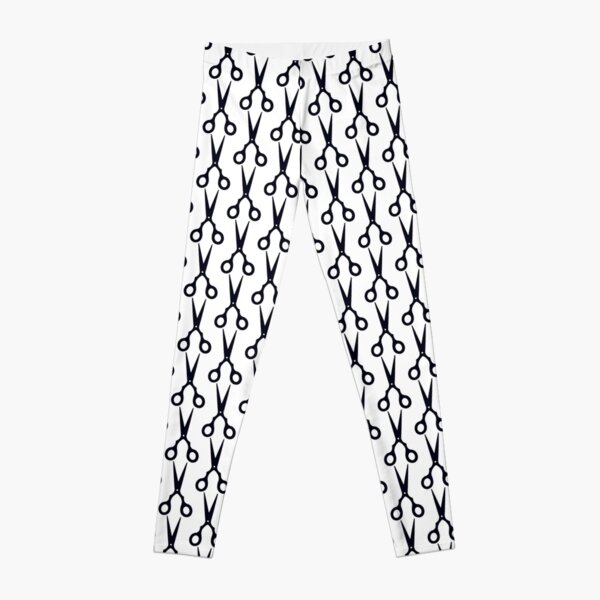 Black Scissors Leggings