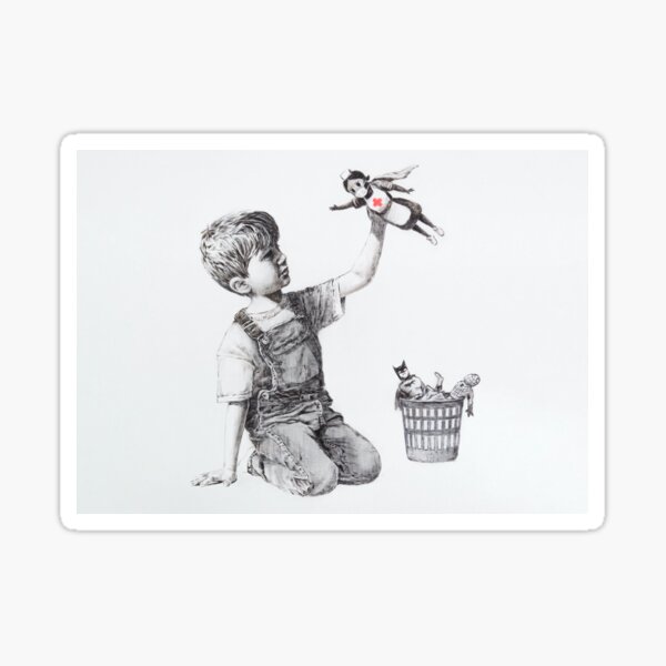Nurse Banksy Sticker