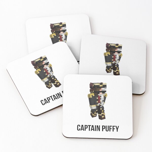 Item preview, captain puffy minecraft  designed and sold by bestizeyy.