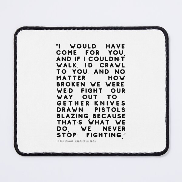 Item preview, Crooked Kingdom Quote designed and sold by aperte.