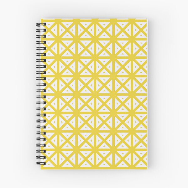 Item preview, Patrón de mosaico de red geométrico amarillo y blanco moderno y simple designed and sold by PatternFantasy.