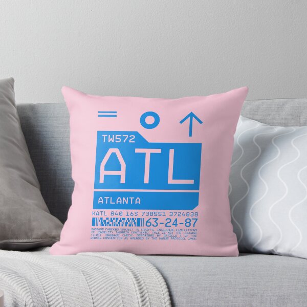 Aperçu de l'œuvre Luggage Tag C - ATL Atlanta USA créée et vendue par VoodooCircus.
