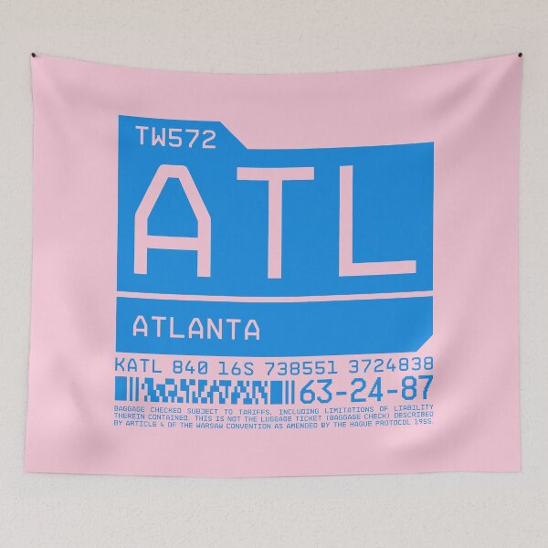 Item preview, Luggage Tag C - ATL Atlanta USA designed and sold by VoodooCircus.