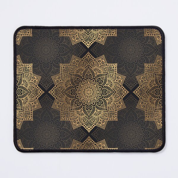 Item preview, Black and gold mandala designed and sold by OtterFactory.