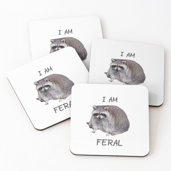Item preview, I am feral meme designed and sold by NoCoffeeNoLife.