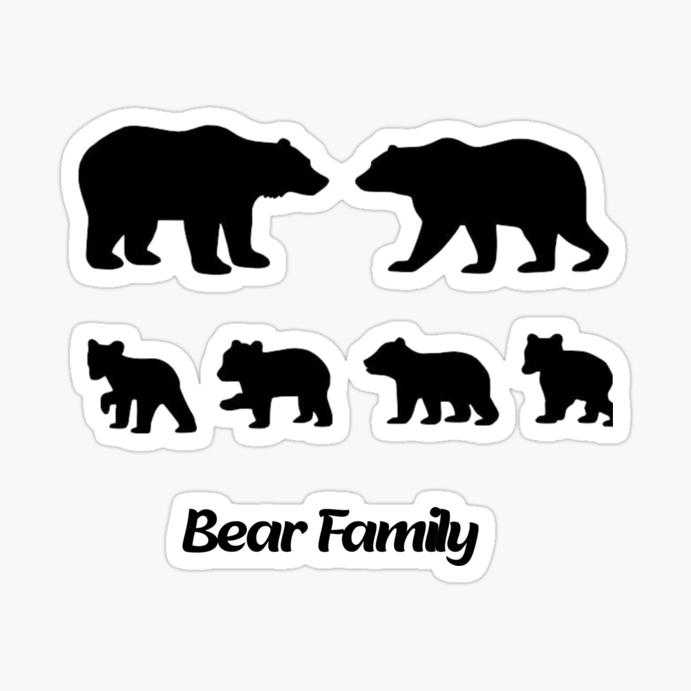 Bear Family Svg Bundle • A Cut File for Cricut and Silhouette